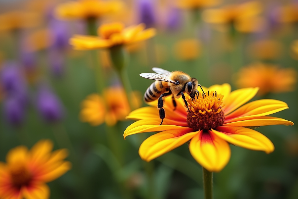 abeilles jardin