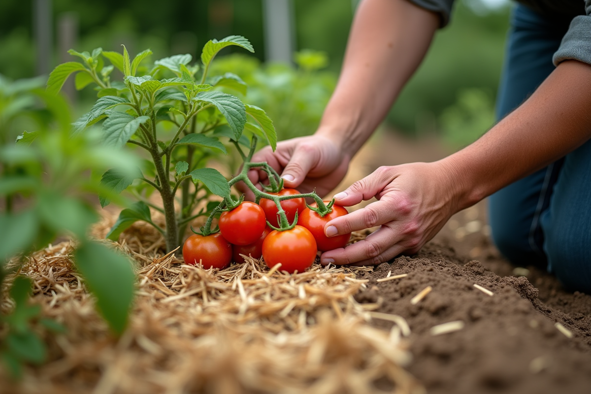 paillage potager